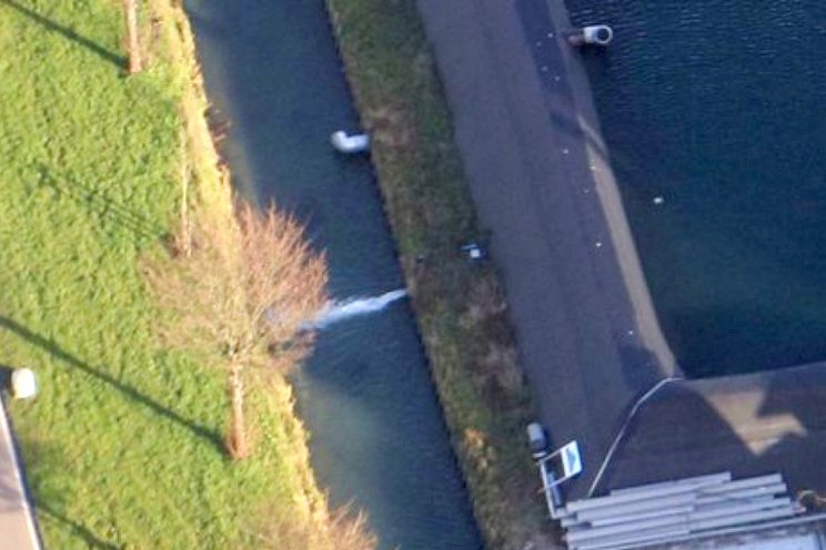 Rainlevelr doet zijn werk bij hevige regen in januari Rainlevelr doet zijn werk bij hevige regen in januari