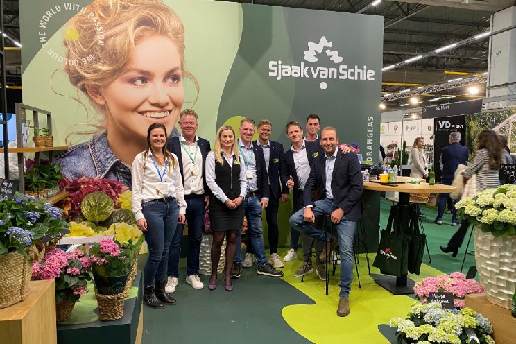 Sjaak van Schie presenteert rebranding hortensiamerk Sjaak van Schie presenteert rebranding hortensiamerk