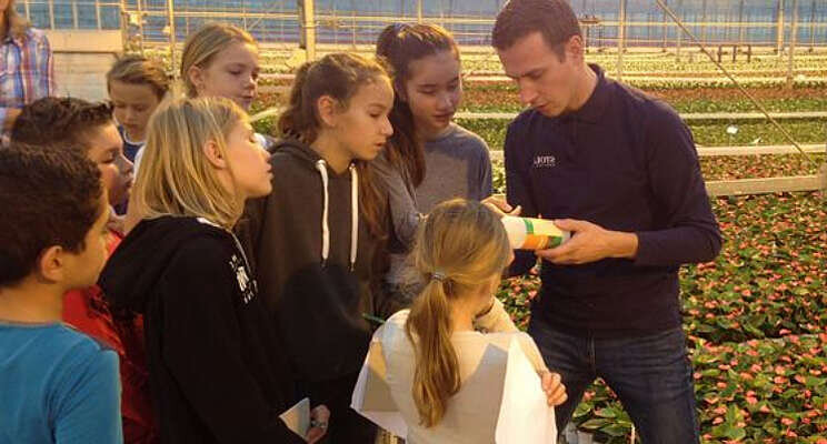 Leerlingen maken kennis met glastuinbouw